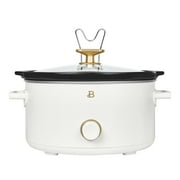 Beautiful 8 Qt Manual Slow Cooker, Black Sesame by Drew Barrymore