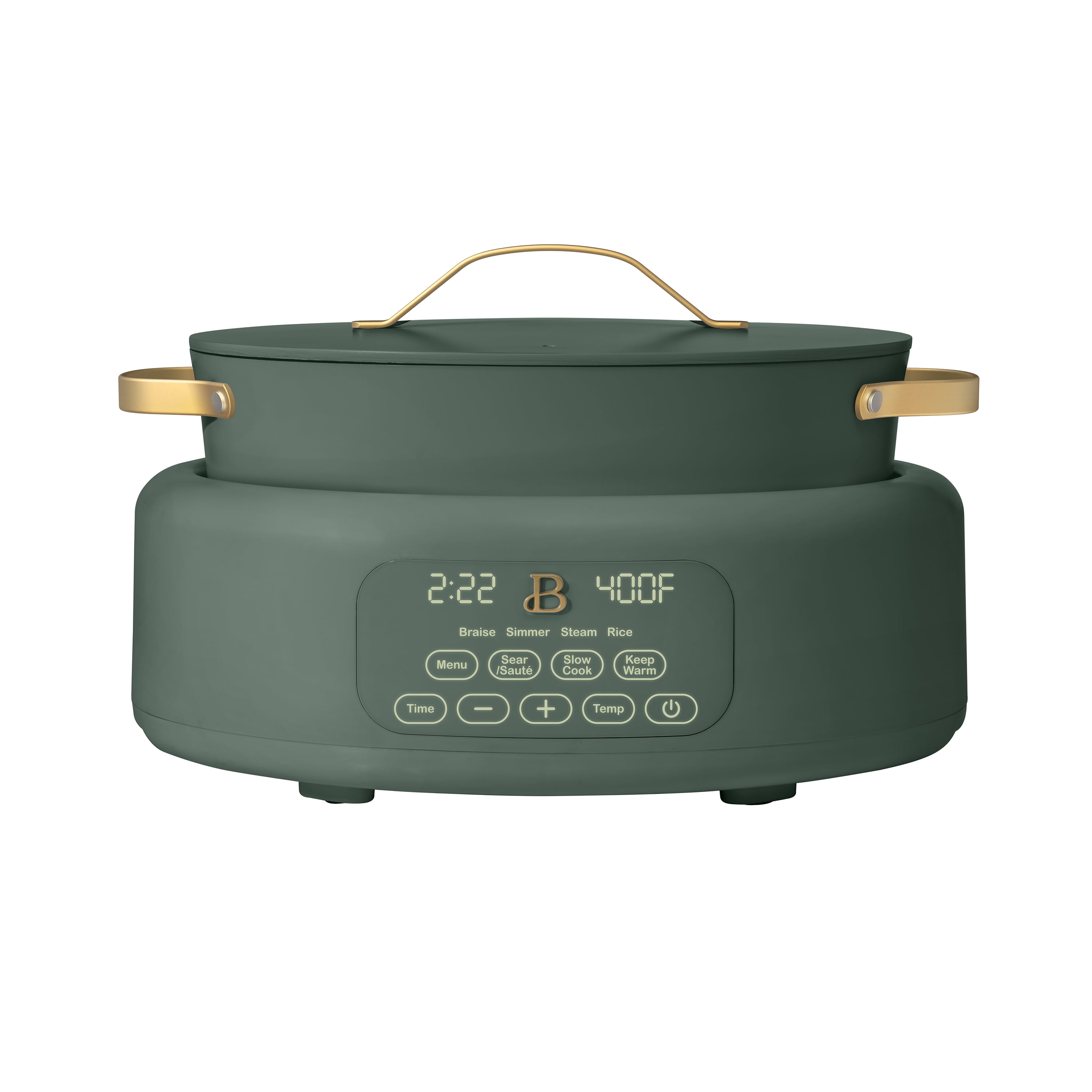 Beautiful 10 in 1, 6 Qt Electric Multi-Cooker, Thyme Green by Drew Barrymore - Walmart.com