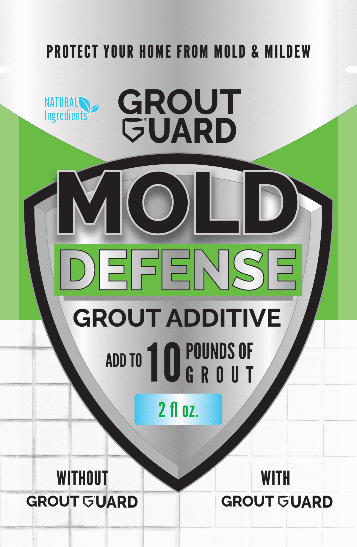 BTG Products Grout-Guard Mold and Mildew Defense Grout Additive Treats 10lbs Grout - Pack of 1