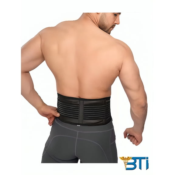 BTI 	Magnetic Tourmaline self heating Back Support wrap