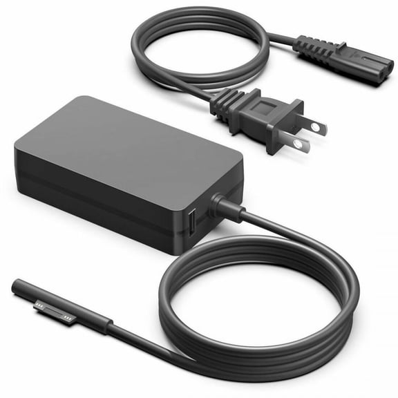 BTI KVJ-00001-BTI 15V 44W AC ADAPTER KVJ-00001, SURFACE BOOK 1, BOOK 2, GO, LAPTOP, LAPTOP 2, LAPTOP 3, PRO, PRO 3, PRO 4, PRO 5, PRO 6, PRO 7, PRO X - Compatible OEM: KVJ-00001 Model: MICROSOFT SU...