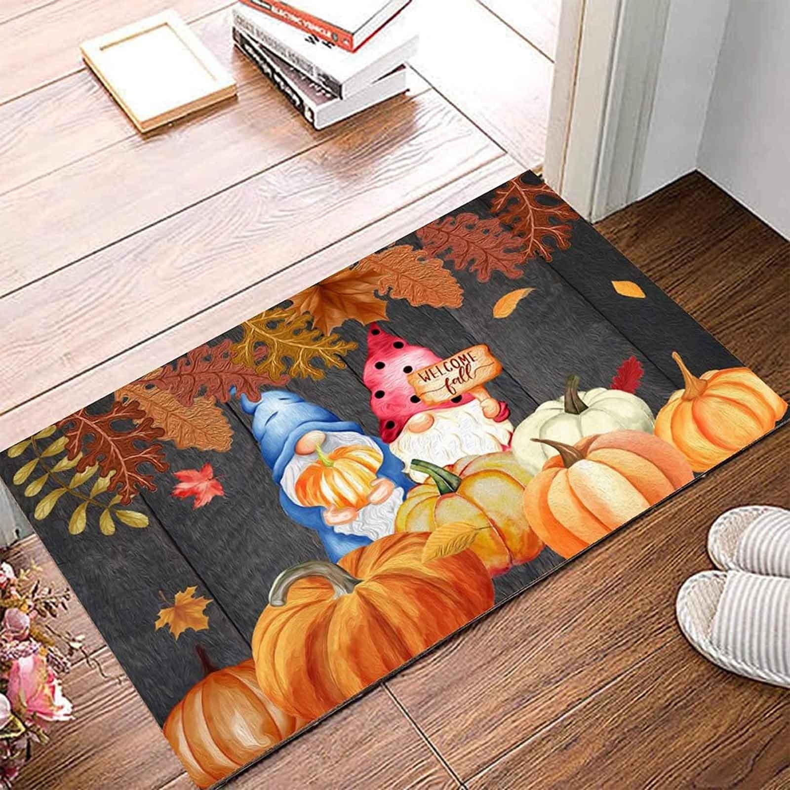 BTJX Thanksgiving Fall Decorative Door Mat Farmhouse Happy Fall Yall ...