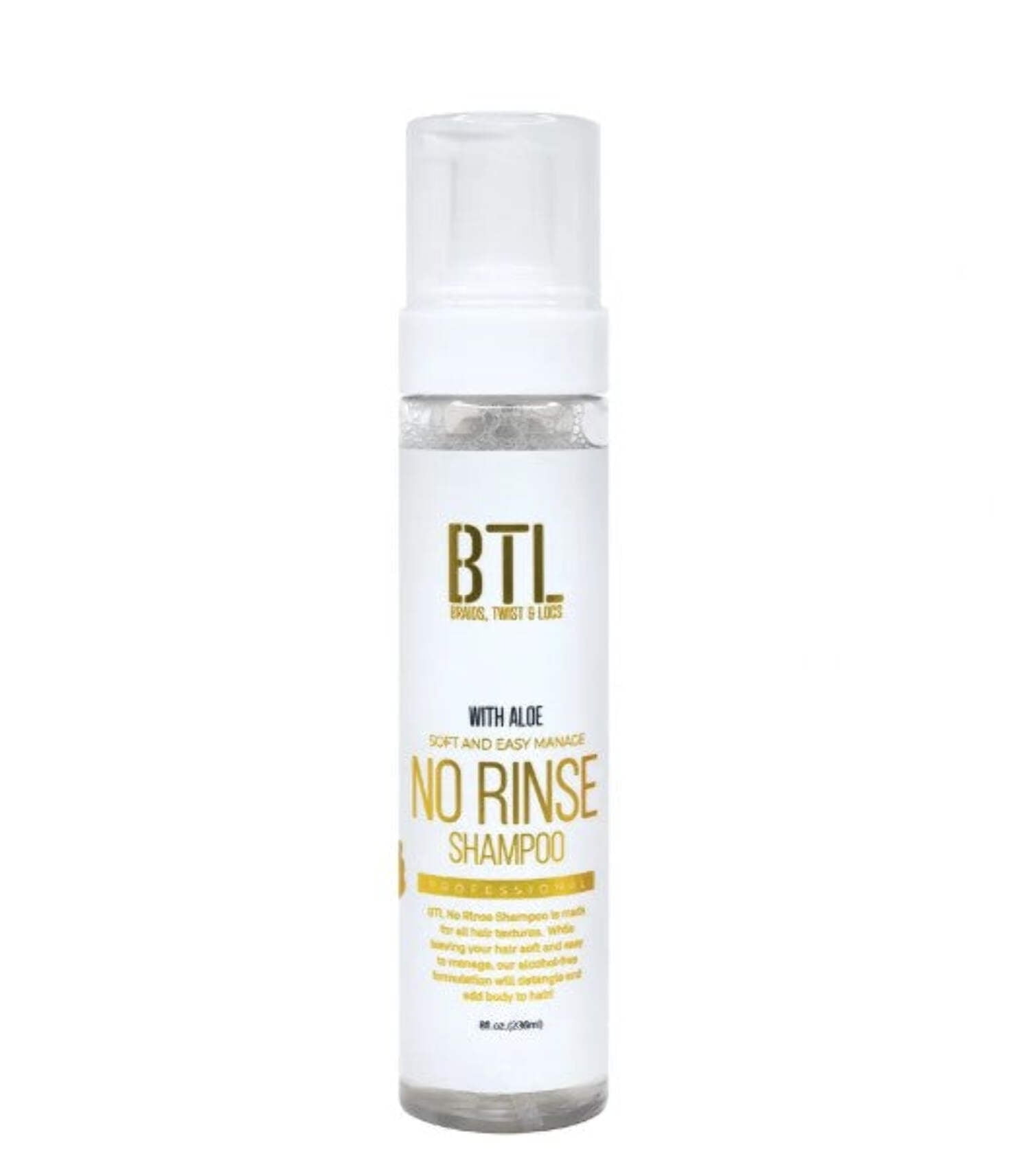 BTL with aloe no rinse shampoo BTL with aloe no rinse shampoo