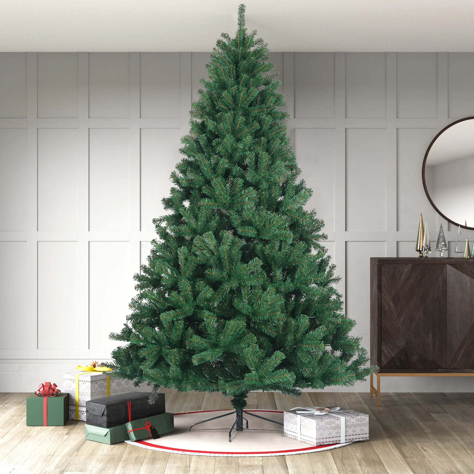 BTMWAY Christmas Trees, 7.5FT Artificial Christmas Tree with Lush 1400 Tips, Christmas Decor