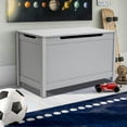 thumbnail image 1 of BTMWAY Kids Storage Bench with Safety Hinges and Large Capacity, Gray, 1 of 9