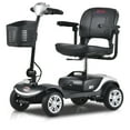 thumbnail image 1 of BTMWAY Mobility Scooter, 4 Wheels Electric Scooter for Seniors, Compact Folding Travel Mobility Scooters for Adult, Transformer Mobility Scooter with Swivel Seat, Front and Rear LED Light, Silver, 1 of 14