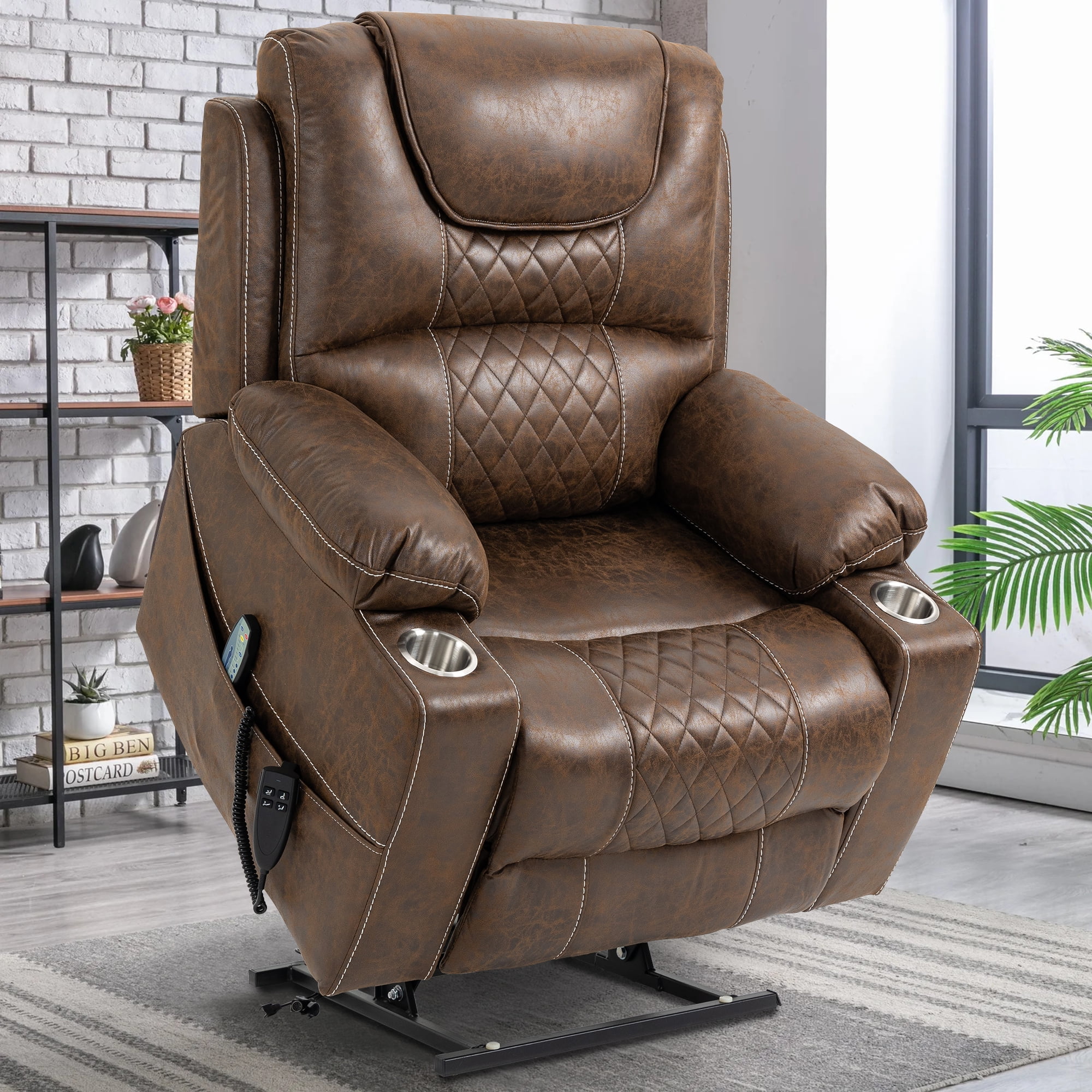LegaHome Oversize Lift Recliner, Electric Power Lift Chair with Heated