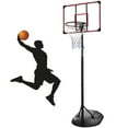 thumbnail image 1 of BTMWAY Portable Basketball Hoop Outdoor, 7.5-9.2ft Height Adjustable Basketball Hoop for Kids Youth and Adults in Backyard, Youth Basketball Goal with Wheels, Outdoor Kids Play Equipment, 1 of 8