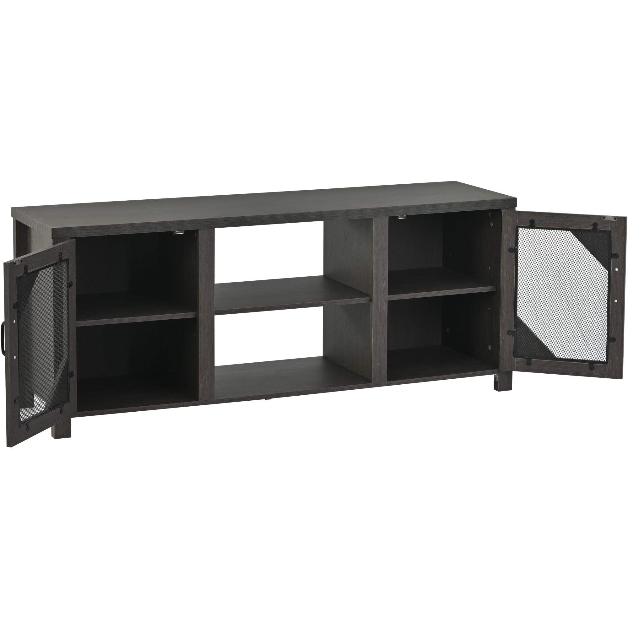 BTMWAY TV Stands for 65 Inch TV, Rustic TV Console Table with Big