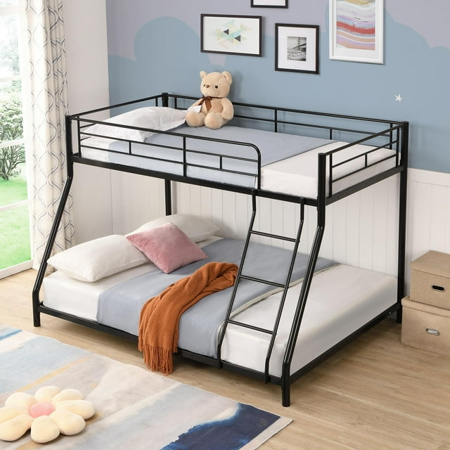BTMWAY Twin Over Full Bunk Heavyduty Metal Bunk Twin Bed only 179.89