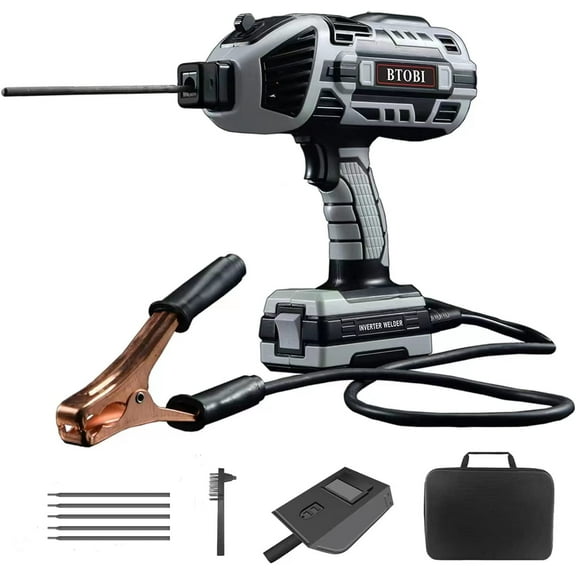 BTOBI Portable 110V ARC Welder Machine, 6 Variable Current Adjustment, Stick Welder Kit