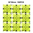 thumbnail image 1 of BTOER 100pcs Total Station Reflector 60/50/40/30/20mm Prismatic Aim Target Sticker Survey Fluorescent Reflector Sheet Monitoring Tools, 1 of 8