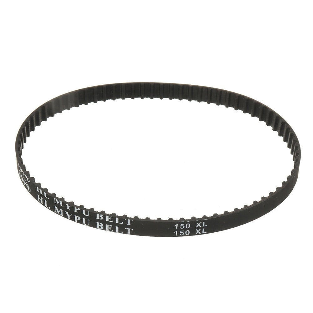 BTOER 150XL037 Timing Belt 75 Teeth Black Cogged Rubber Geared