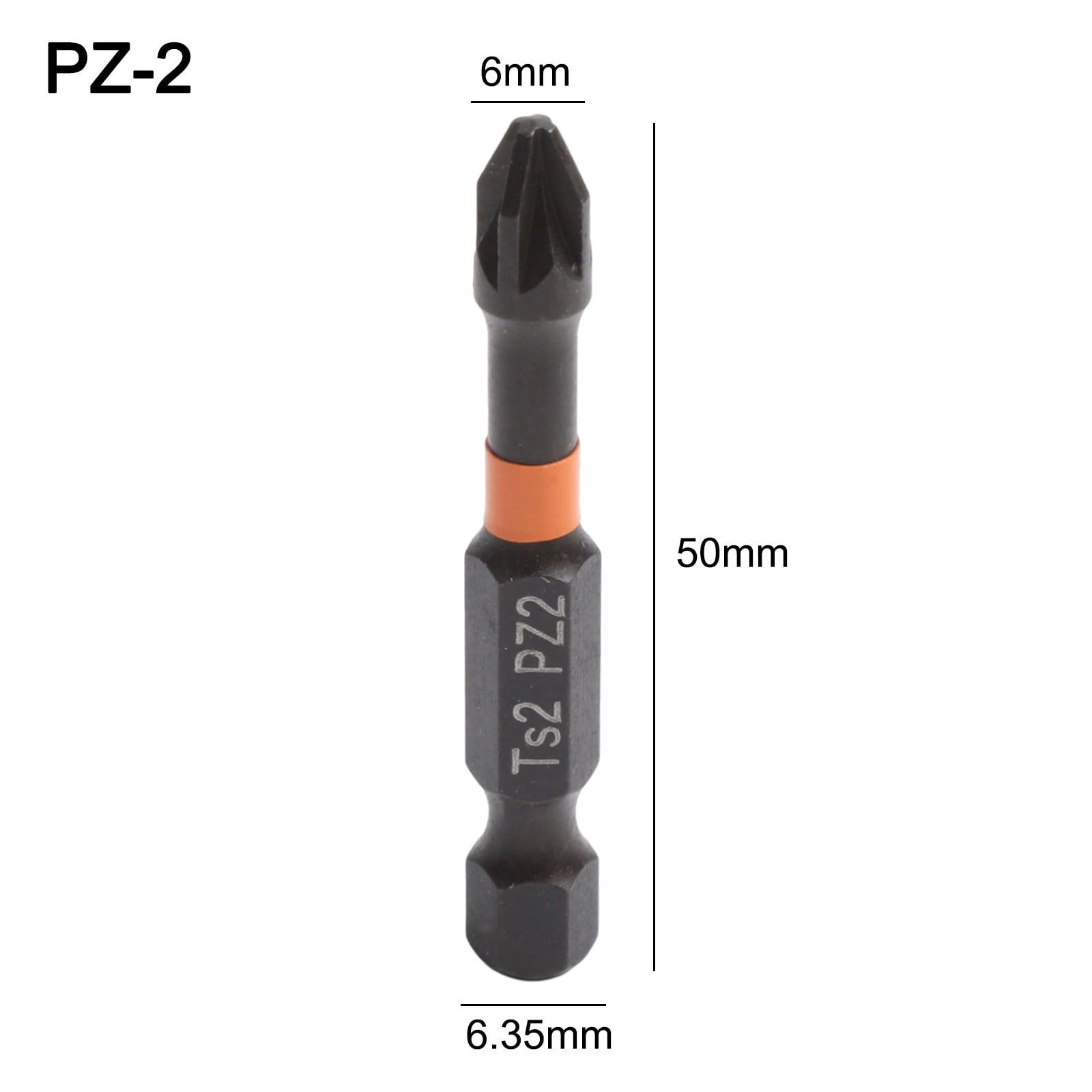 Cross Bit Screwdriver BTOER 1pcs Screwdriver Bit Hexagonal Handle Cross Bit One-Word Bit ...