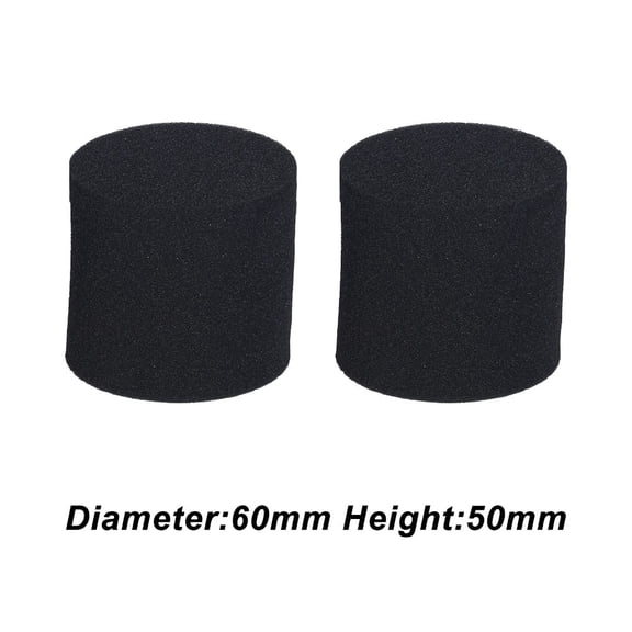 BTOER Premium Open Cell Foam Speaker Bungs Set Of 2 Acoustic Optimization Ports For Close Wall Placement 35-65mm X 50-65mm