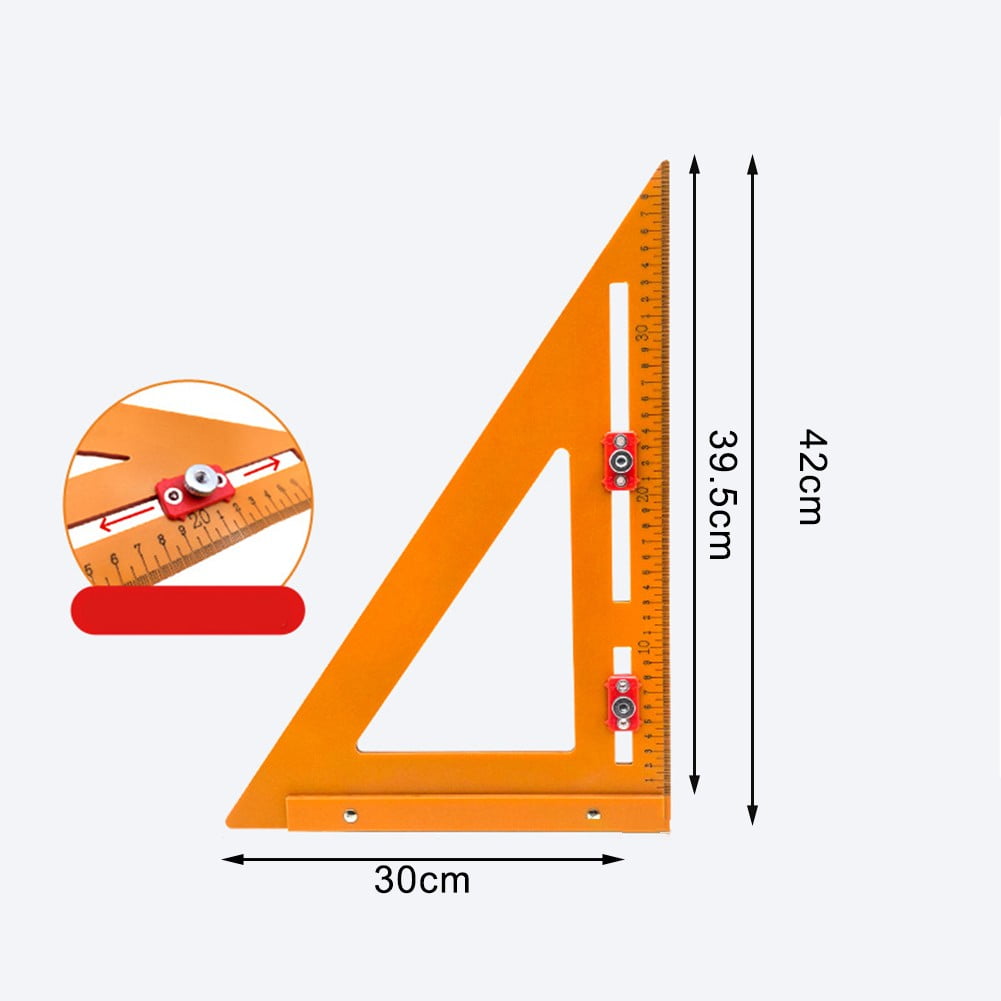 BTOER 2in1 Woodworking Square With Positioning Slider Adjustable ...