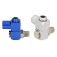 BTOER 2pcs 1/4" Universal 360 Swivel Air Hose Connector Adapter Flow