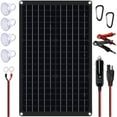 BTOER 30W 12V car battery maintainer 12V battery solar charging board