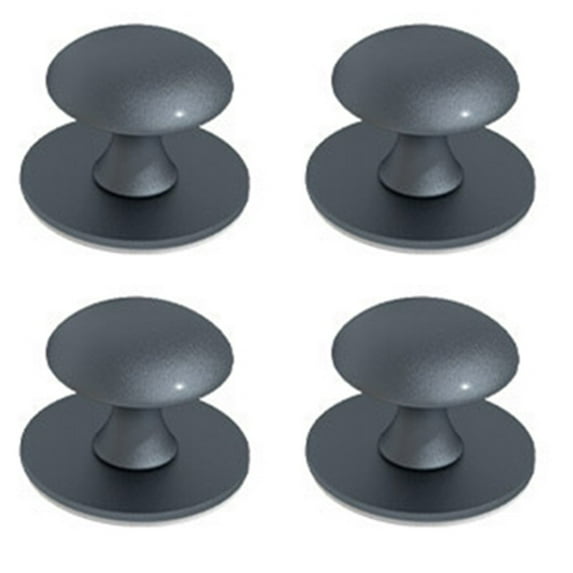 BTOER 4 Pcs Drawer Knobs Aluminum Self-Adhesive Knobs Convenient Handle Replacement Knobs Sliding Doors Home Improvement, Light blue