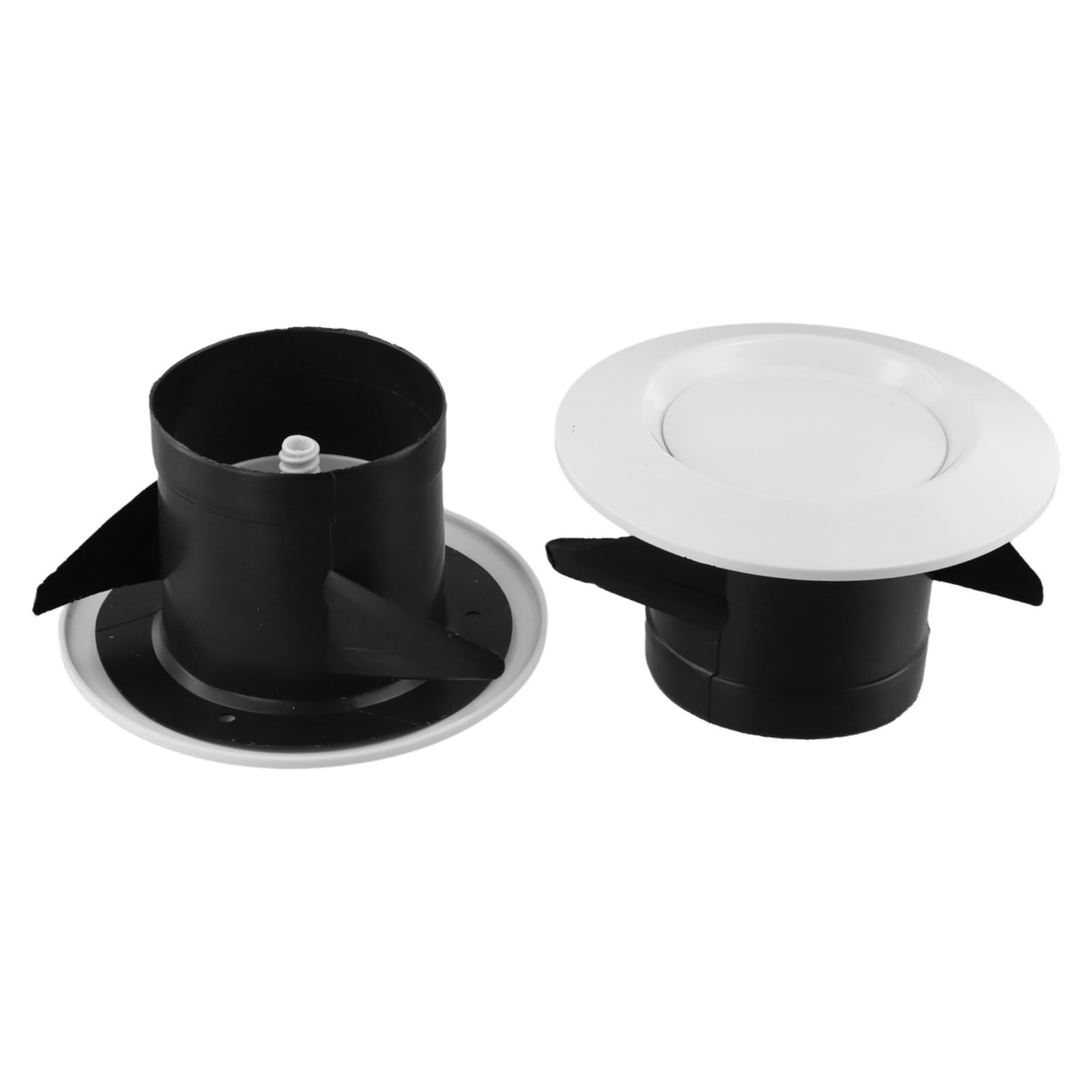 BTOER Adjustable Air Vent Covers Round Ceiling Vent Bathroom Extractor ...