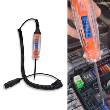 AWBLIN Digital Automotive Test Light - 3-72V DC Circuit Tester With LCD Display & LED Polarity