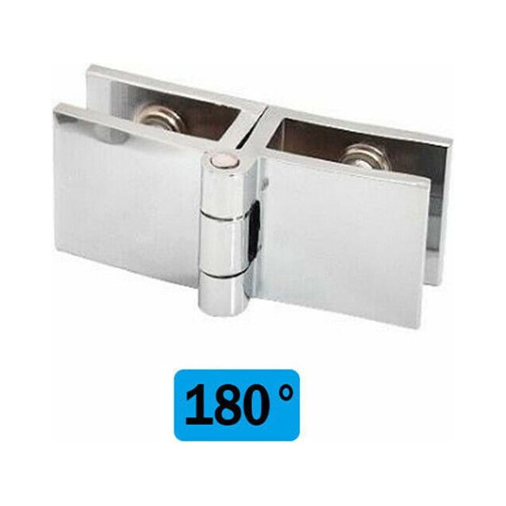 BTOER Bathroom Shower Glass Door Hinges Cabinet Cupboard Hardware Clamp ...