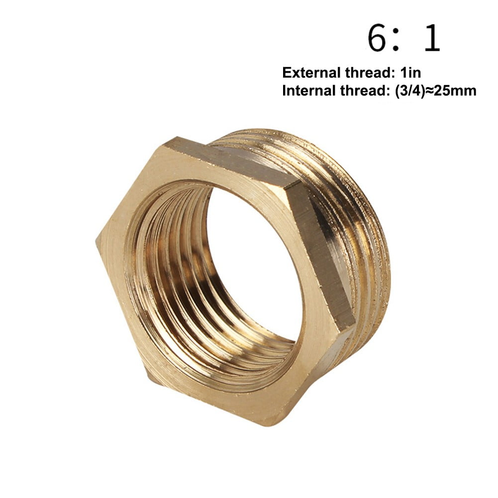 Btoer Brass Hex Bushing Reducer Pipe Fitting Threaded Reducing Copper