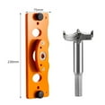 BTOER Door Hinge Drill Jig Hinge Drill Guide DIY Tool Door