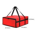 thumbnail image 1 of BTOER Insulated Pizza Delivery Bag Food Bag Insulated Grocery Bag Black And Red, 1 of 9