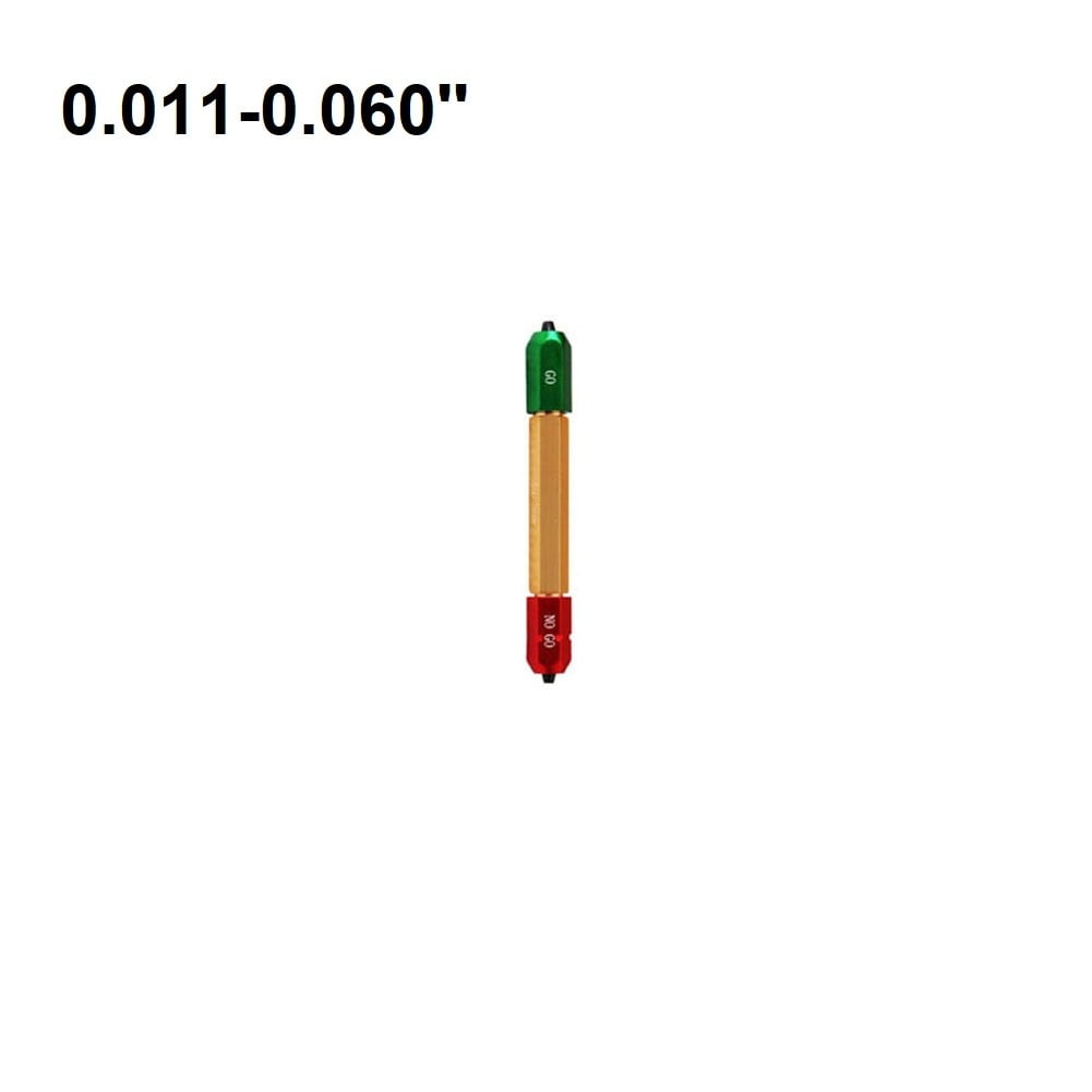 BTOER Pin Gage Handle Aluminum Alloy Double End Go No Go Gauge Imperial