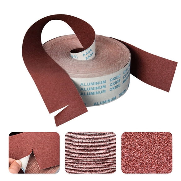 BTOER Sandpaper Roll Emery Cloth Sanding Abrasive Sheets 80 120 180 240 600 800Grit