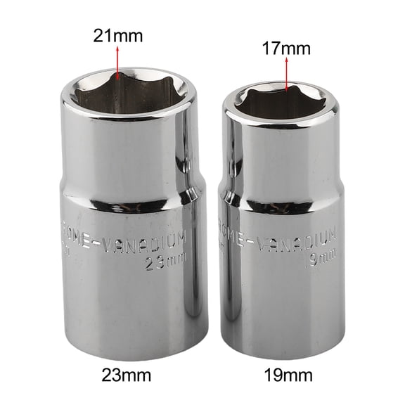 BTOER Socket 17/19mm 21/23mm Hand Tools for Car Telescoping Wrench Remove Car Tires