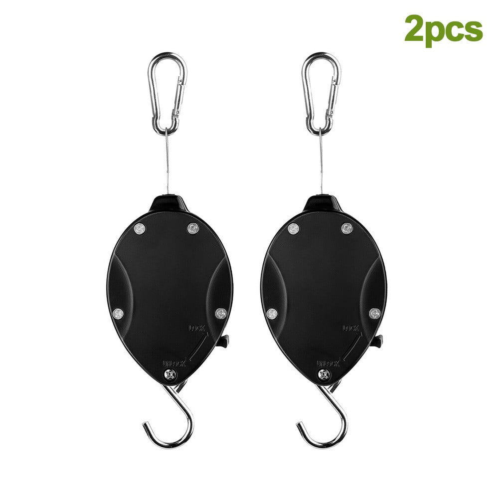 BTOER Strong Retractable Hanging Basket Pulley Pull Down Plant Yard