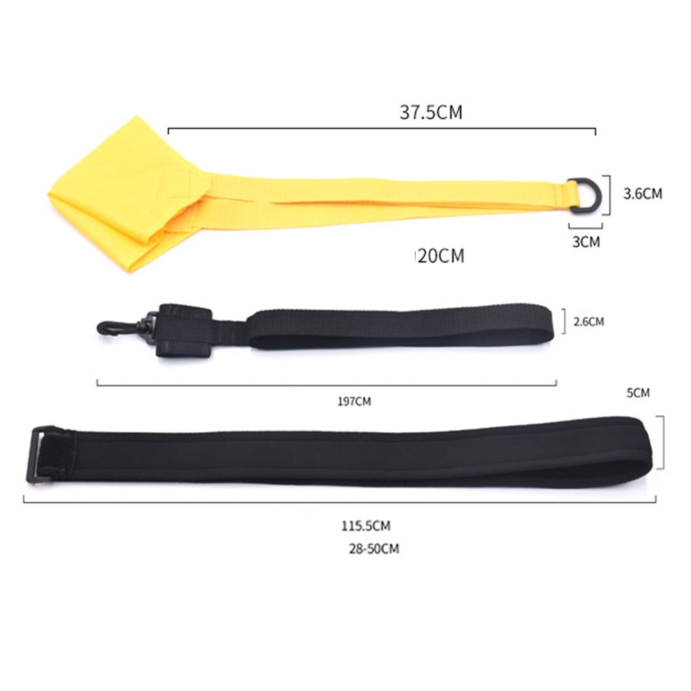 Parachute And Drag Sock Training Running Parachute Speed Training Swim  Training Parachute - Resistance Belt For Speed Training (Comes With Carry  Bag) Swim Trainer Swim Tether