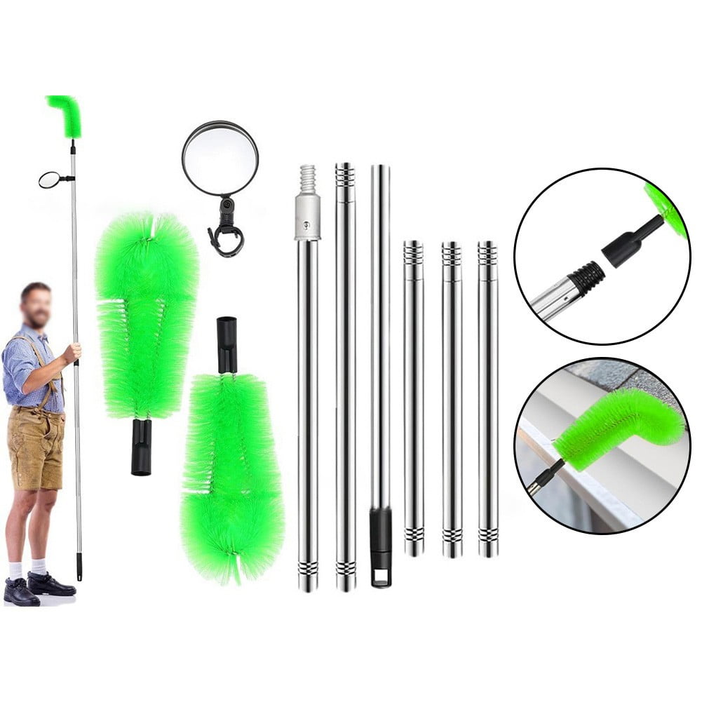 BTOER Telescopic Gutter Brush Extendable Gutter Cleaner Tool for ...