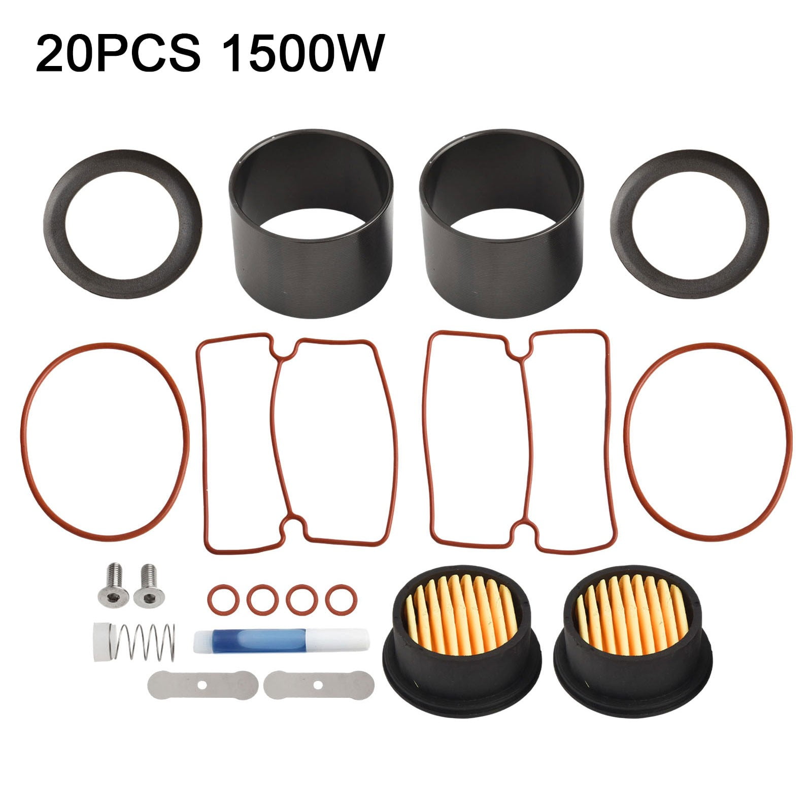 BTOER Vacuum Pump Oil-Free Mute Air Compressor Cylinder Sleeve Piston Cylinder Ring