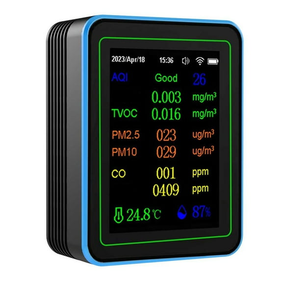 BTOER WiFi 12 in 1 Detector Temperature and Humidity Air Quality Meter