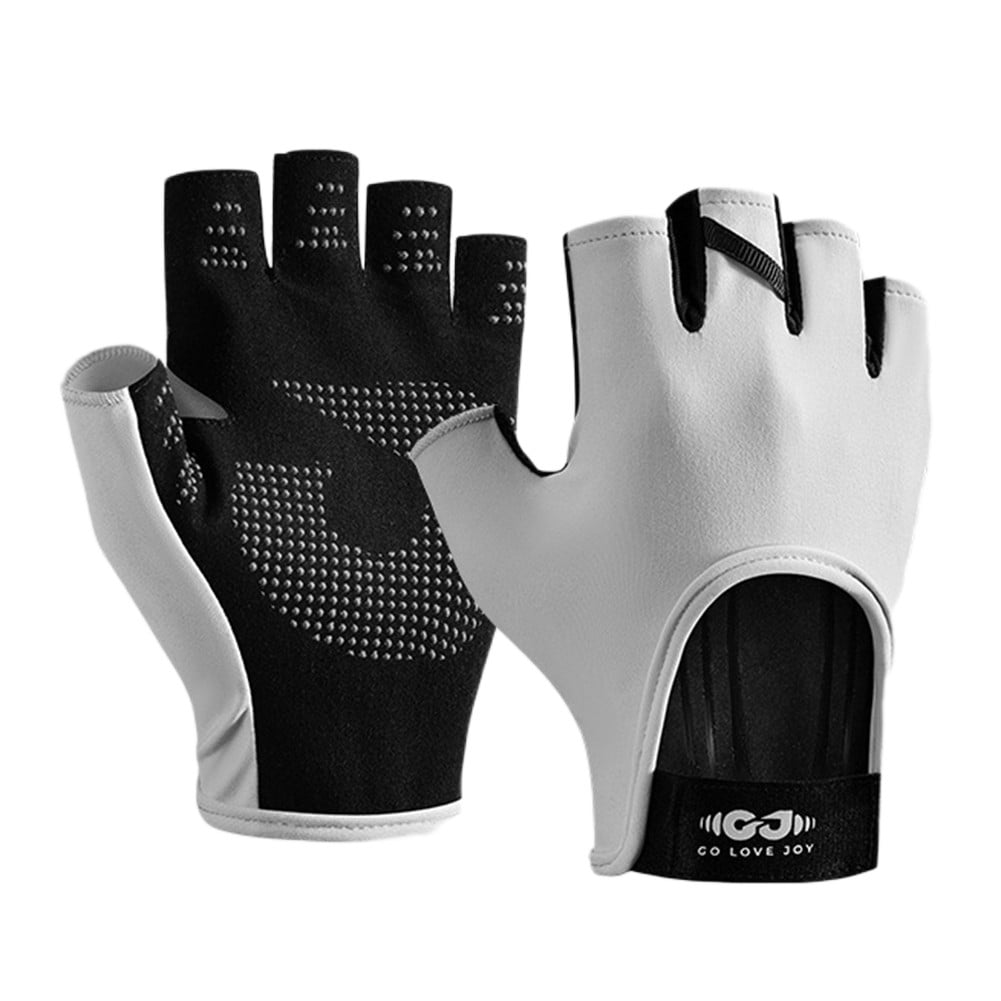 BTOER Workout Gloves Half Finger Gloves Gym Weight Lifting Shorty