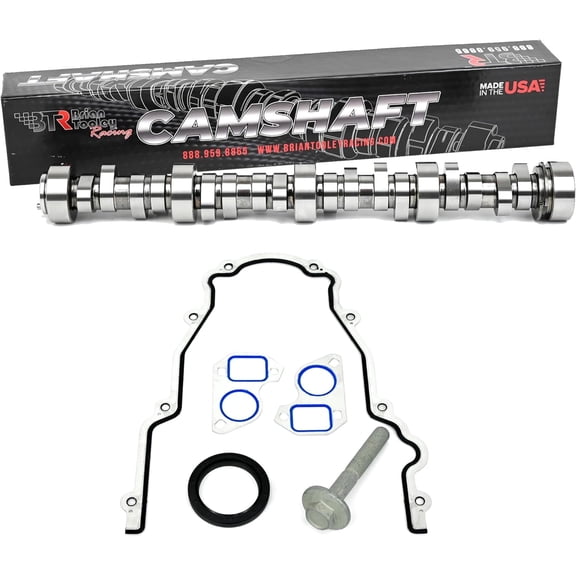 BTR Brian Tooley Racing LS 400+" Stroker Camshaft Kit for Rectangle Port Engines | Fits 6.0L 6.2L 402 408 416 LS3 L92 L99 L76 | Low Lift Torque Cam (Camshaft & Gasket Kit)