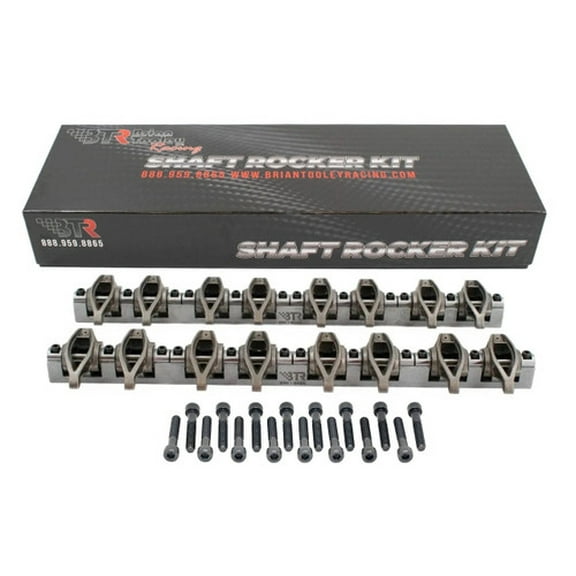 BTR Brian Tooley Racing LS1 Shaft Rocker Kit Pre-Assembled with BTR Rocker Bodies 4.8L 5.3L 5.7L 6.0L LS1 LQ4 LQ9 LM7 L33 LS2 LS6 Cathedral Port