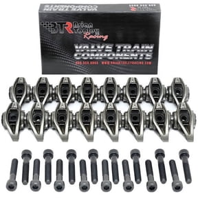 BTR Brian Tooley Racing LS3 Rocker Arms with Upgraded Trunnion Kit Installed L99 L92 LSA L96 L76 L77 LY6 L94 Rectangle Port BTR Rockers