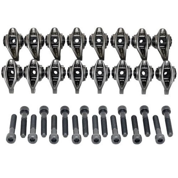 BTR Brian Tooley Racing LS3 Rocker Arms with Upgraded Trunnion Kit Installed L99 L92 LSA L96 L76 L77 LY6 L94 Rectangle Port BTR Rockers