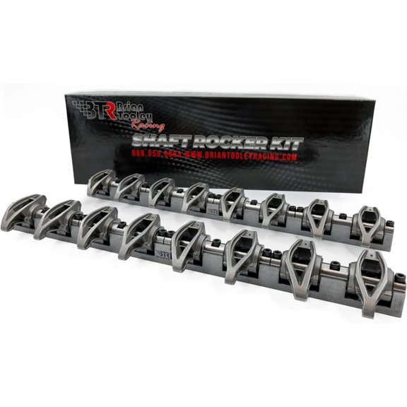 BTR Brian Tooley Racing LS3 Shaft Mount Rocker Kit | Pre-Assembled BTR Rocker Bodies | Fits AFR & Trick Flow LS3 Cylinder Heads