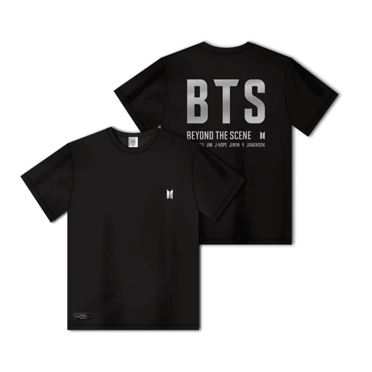 BTS Beyond the Scene T-Shirt (Black) - Medium (Official Merchandise) 
