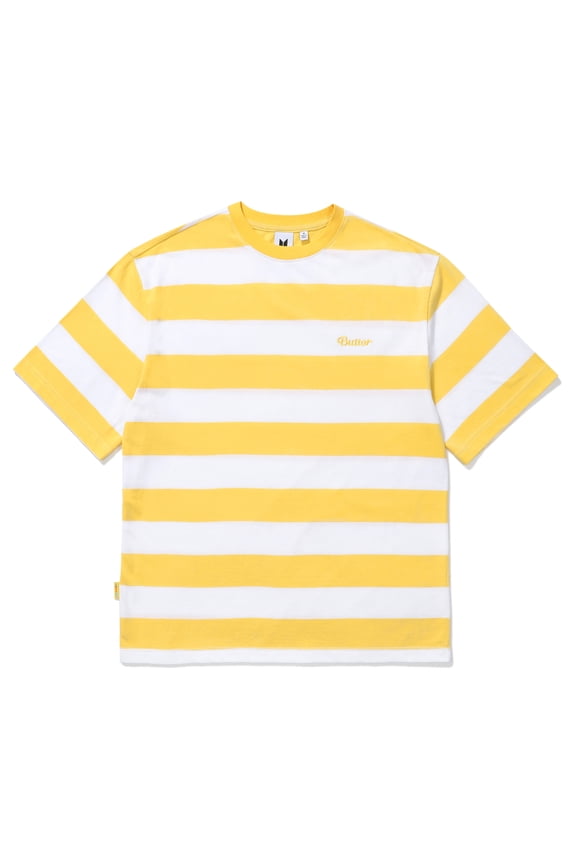 "Butter" T-Shirt (Yellow Striped) - Medium (Official Merchandise)