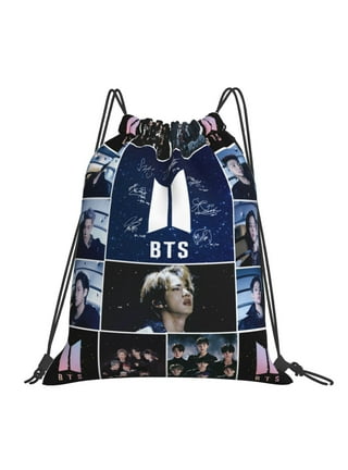 BTS Backpack, BTS Bags For Teenager (14) (Blue) - BPsycho