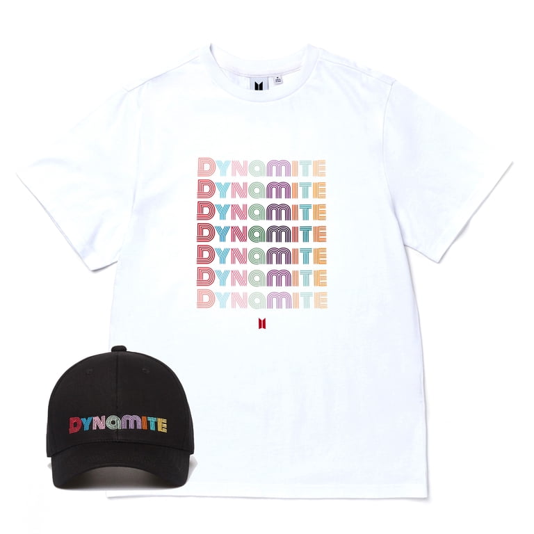 BTS - Dynamite Tour - Official Merch - Tee (Size SM) & Ball Cap