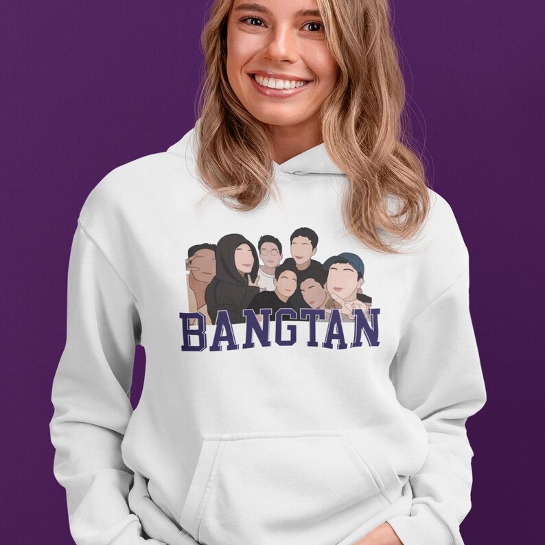 BTS Hoodie Jungkook, RM, Jin, Suga, Jhope, Jimin, V / Unisex / Kpop