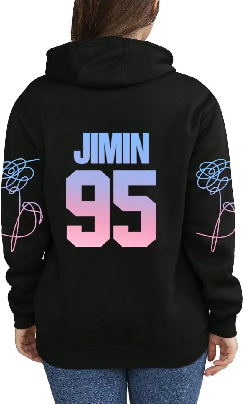 BTS.Kpop Jungkook Suga Jimin V Rap Jhope Jin Hoodie Sweatshirts Love