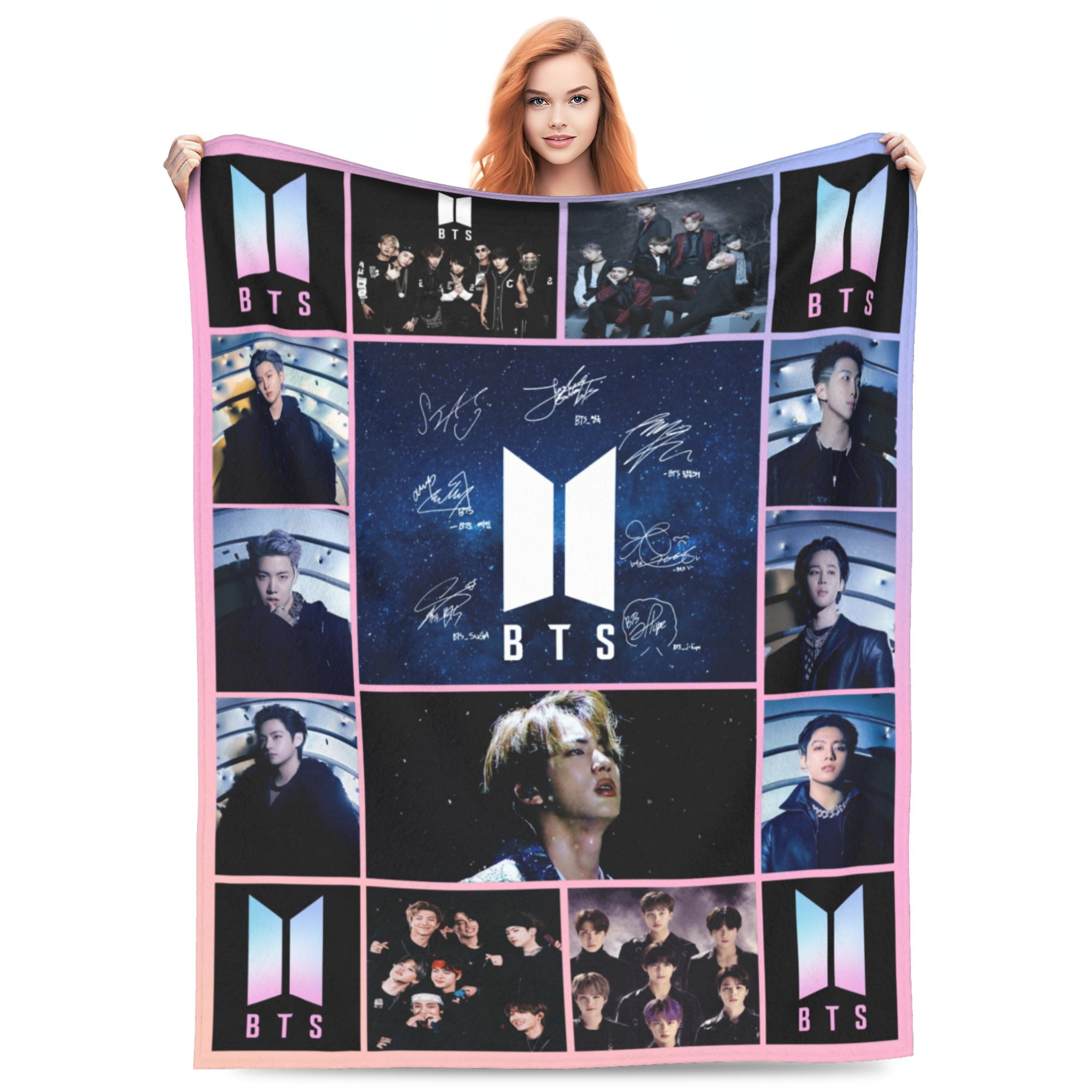 BTS ARMY Blanket BTSブランケット BTS ARMY Membership MERCH BOX #1 Official Blanket Set w/Box